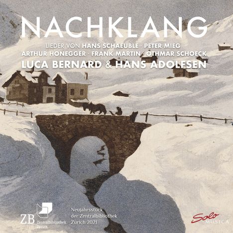 Luca Bernard &amp; Hans Adolfsen - Nachklang, CD