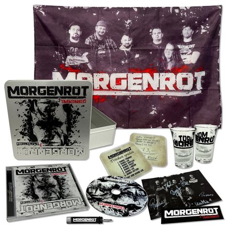 Morgenrot: Gedankenspiele (Metallbox Edition), 1 CD und 1 Merchandise