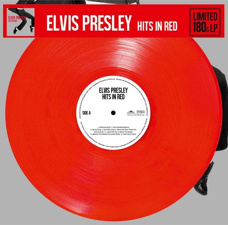 Elvis Presley (1935-1977): Hits In Red (180g) (Limited Edition) (Red Vinyl), LP