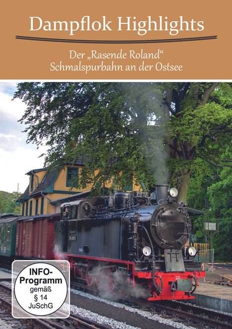 Der »Rasende Roland« - Schmalspurbahnen an der Ostsee, DVD