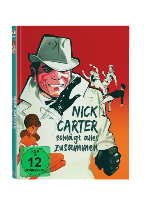 Nick Carter schlägt alles zusammen (Blu-ray &amp; DVD im Mediabook), 1 Blu-ray Disc und 1 DVD