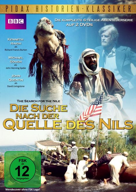 Die Suche nach der Quelle des Nils (Komplette Serie), 2 DVDs