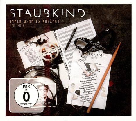 Staubkind: Immer wenn es anfängt: Live 2017 (Deluxe-Edition), 2 CDs und 1 DVD