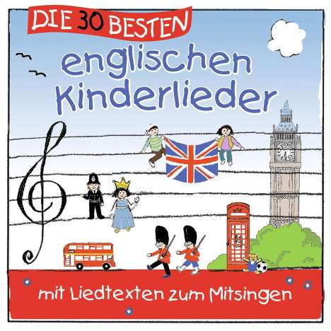 Simone Sommerland: Die 30 besten englischen Kinderlieder, CD