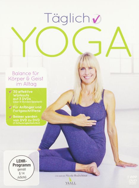 Täglich Yoga, 3 DVDs