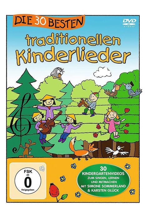 Die 30 besten traditionellen Kinderlieder, DVD