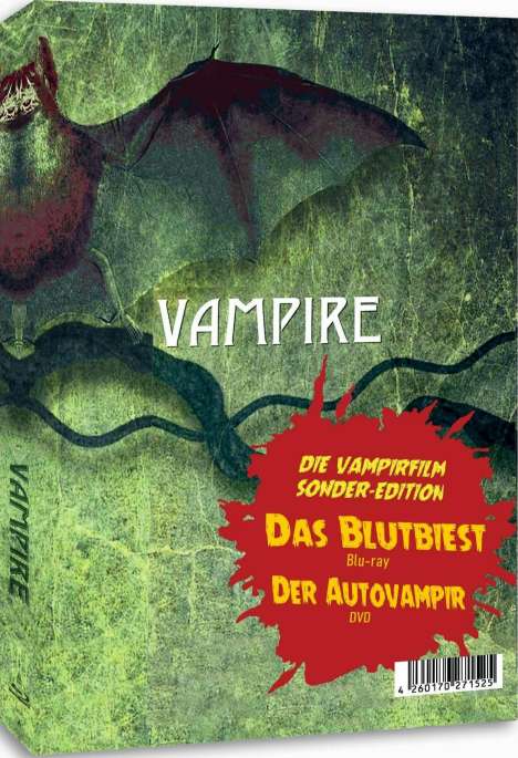 Vampire - Die Vampirfilm Sonder-Edition (Blu-ray &amp; DVD im Digipack), 1 Blu-ray Disc und 1 DVD