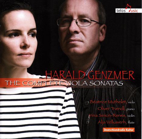 Harald Genzmer (1909-2007): Sonaten für Viola &amp; Klavier Nr.1 &amp; 2, CD