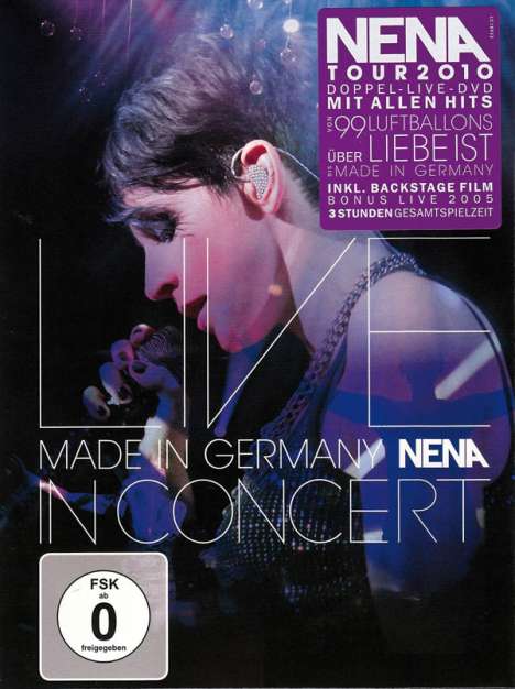 Nena: Made In Germany: Live In Concert, 2 DVDs