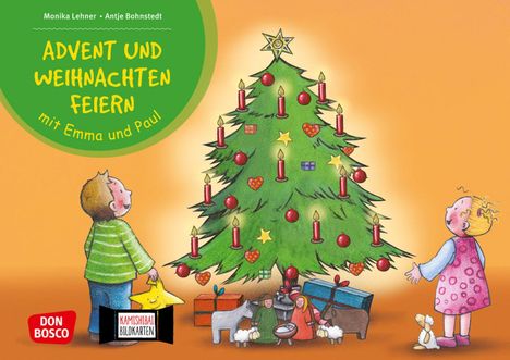 Monika Lehner: Advent und Weihnachten feiern mit Emma und Paul. Kamishibai Bildkartenset, Diverse