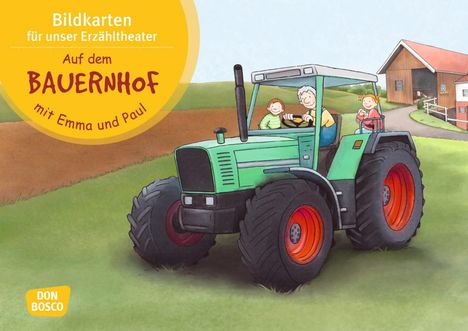 Monika Lehner: Auf dem Bauernhof mit Emma und Paul. Bildkartenset., Diverse