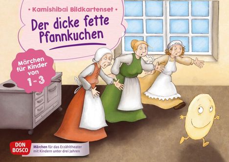 Der dicke fette Pfannkuchen. Kamishibai Bildkartenset., Diverse