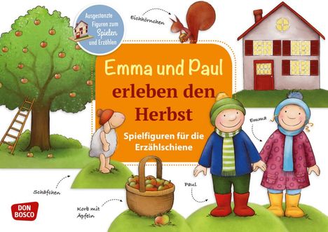 Monika Lehner: Emma und Paul erleben den Herbst., 1 Buch und 1 Diverse
