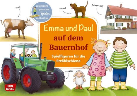 Monika Lehner: Emma und Paul auf dem Bauernhof., 1 Buch und 1 Diverse