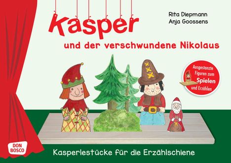 Rita Diepmann: Kasper und der verschwundene Nikolaus, 1 Buch und 1 Diverse