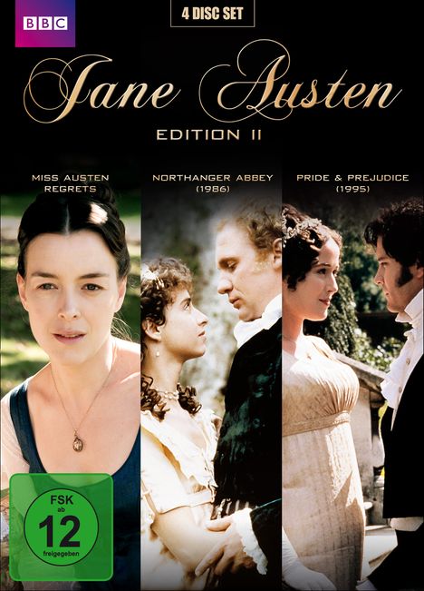 Jane Austen Edition 2, 4 DVDs