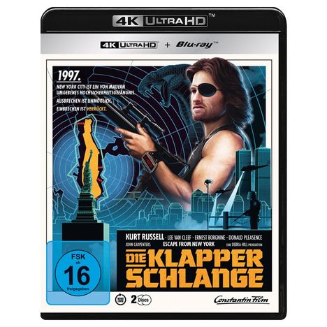 Die Klapperschlange (Special Edition) (Ultra HD Blu-ray &amp; Blu-ray), 1 Ultra HD Blu-ray und 1 Blu-ray Disc