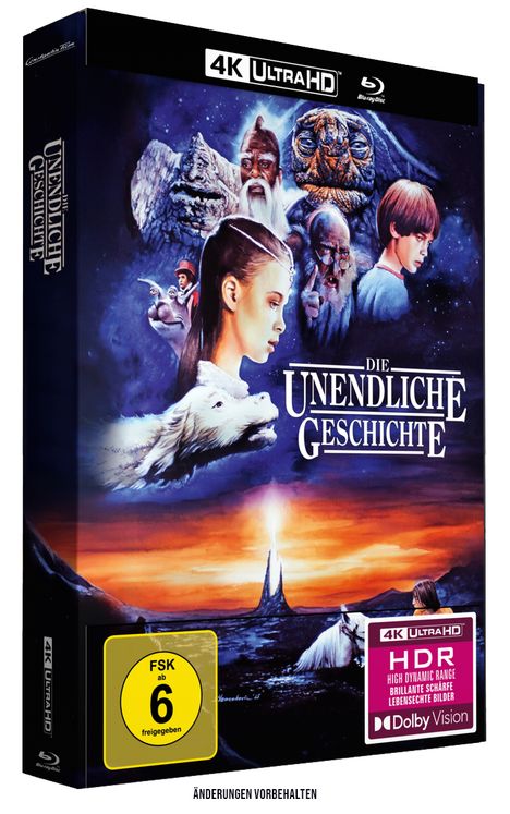 Die unendliche Geschichte (Ultra HD Blu-ray & Blu-ray im Mediabook), 1 Ultra HD Blu-ray und 1 Blu-ray Disc