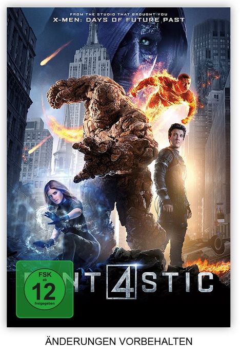 Fantastic Four (2015) (Ultra HD Blu-ray & Blu-ray im Mediabook), 1 Ultra HD Blu-ray und 1 Blu-ray Disc