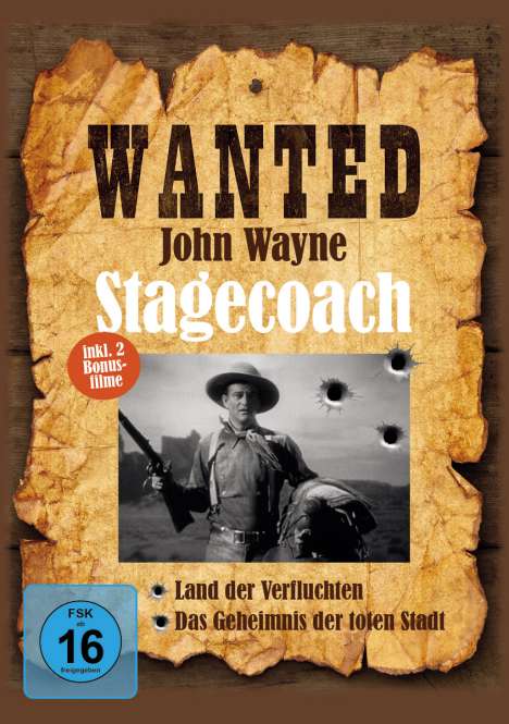Wanted - John Wayne: Stagecoach, DVD