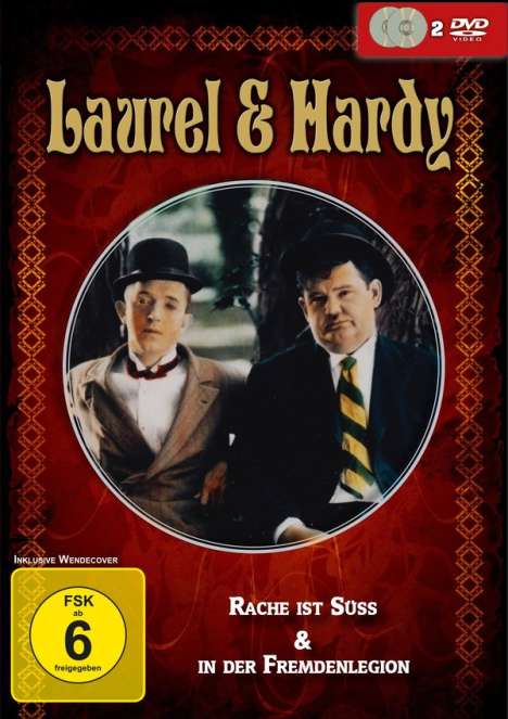 Laurel &amp; Hardy: Rache ist süss / In der Fremdenlegion, 2 DVDs