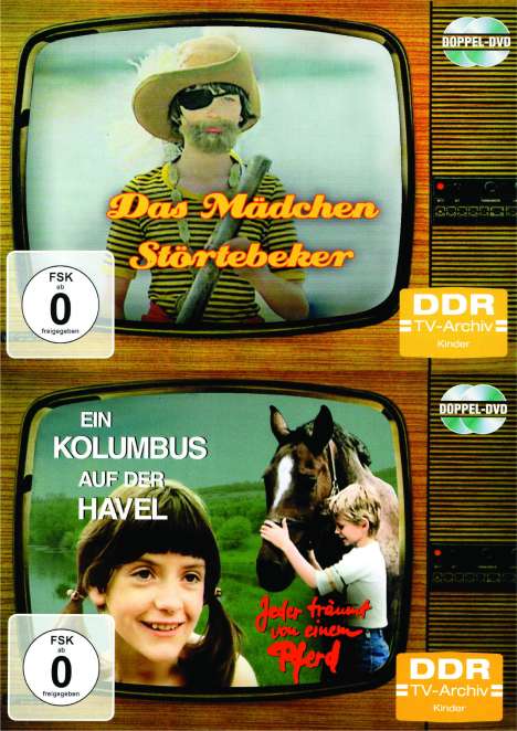 Das Mädchen Störtebeker / Ein Kolumbus auf der Havel, 4 DVDs