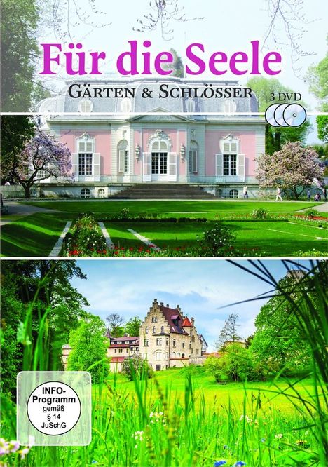 Für die Seele: Gärten &amp; Schlösser, 3 DVDs