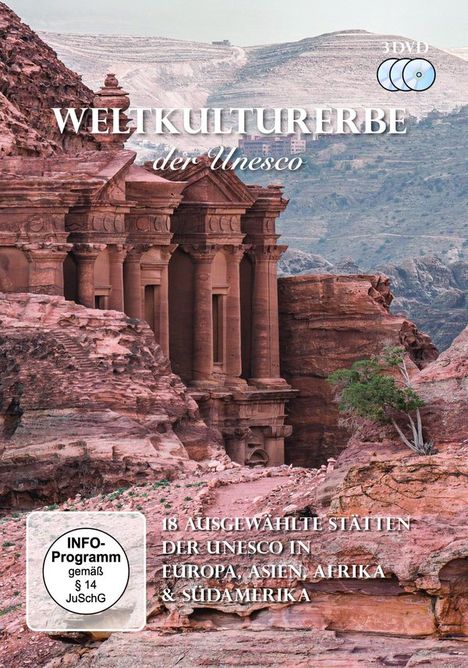 Weltkulturerbe - der Unesco Teil 2, 3 DVDs
