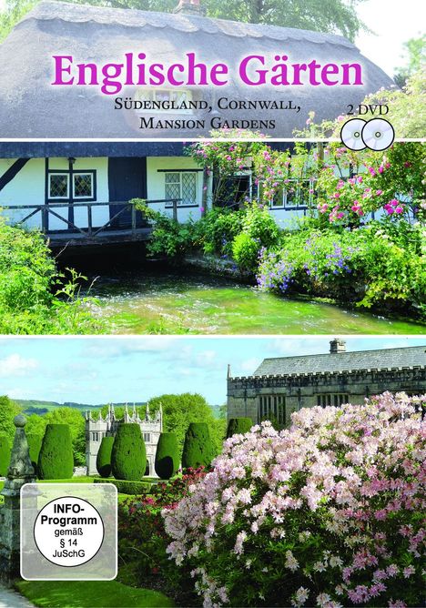 Englische Gärten -  Südengland, Cornwall, Mansion Gardens, 2 DVDs