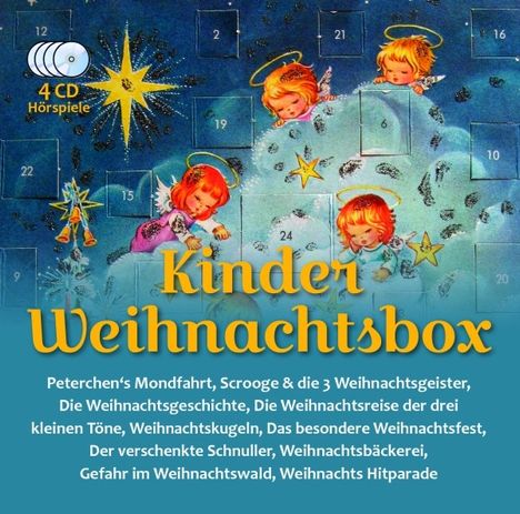 Kinder Weihnachtsbox: Kinder Weihnachtsbox, 4 CDs