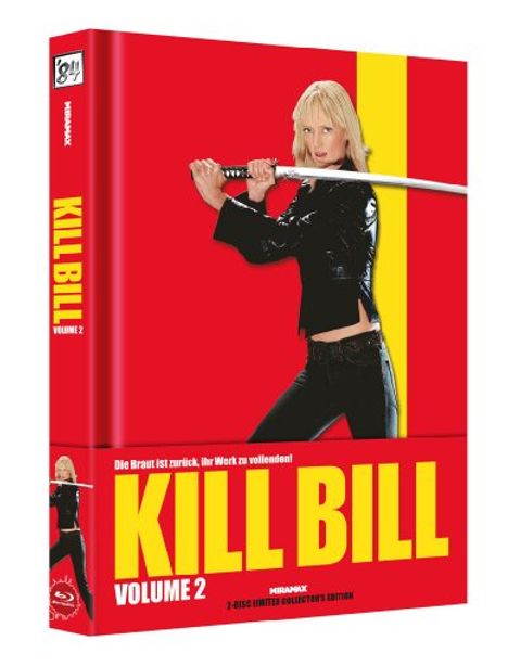 Kill Bill: Vol. 2 (Blu-ray &amp; DVD im wattierten Mediabook), 1 Blu-ray Disc und 1 DVD