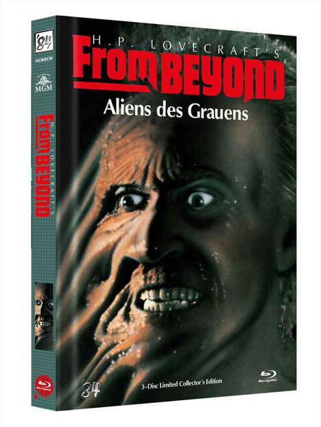 From Beyond (Blu-ray &amp; DVD im Mediabook), 2 Blu-ray Discs und 1 DVD