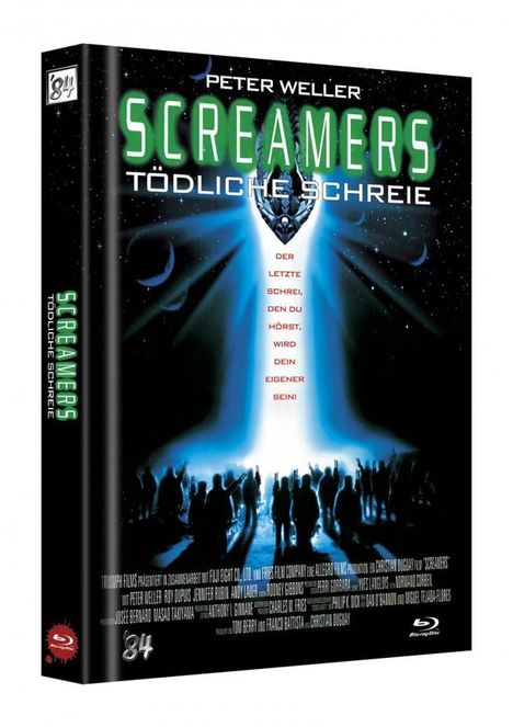 Screamers - Tödliche Schreie (Blu-ray &amp; DVD im Mediabook), 1 Blu-ray Disc und 1 DVD