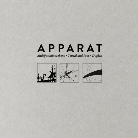 Apparat: Multifunktionsebene / Tttrial And Eror / Duplex, 3 CDs