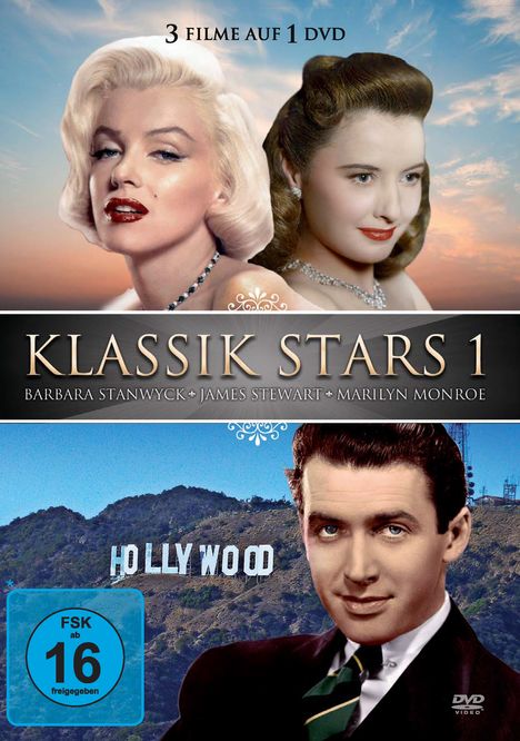 Klassik Stars 1: Barbara Stanwyck / James Stuart / Marilyn Monroe, DVD