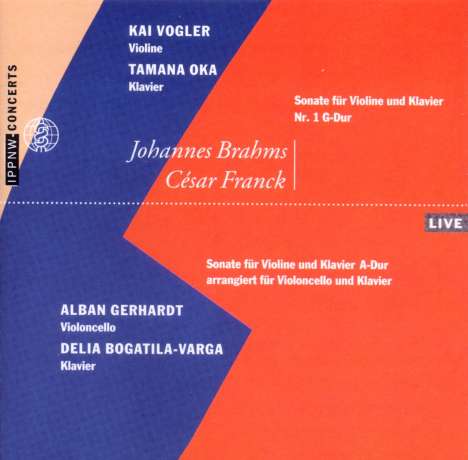 Johannes Brahms (1833-1897): Sonate für Violine &amp; Klavier Nr.1 (op.78), CD