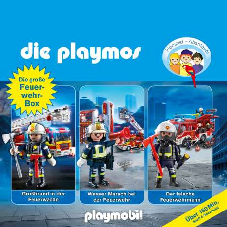 Die Playmos - Die große Feuerwehr-Box, 3 CDs