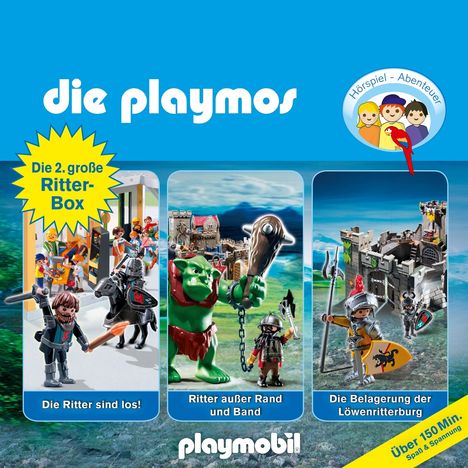 Die Playmos - Die große Ritter-Box 2, 3 CDs