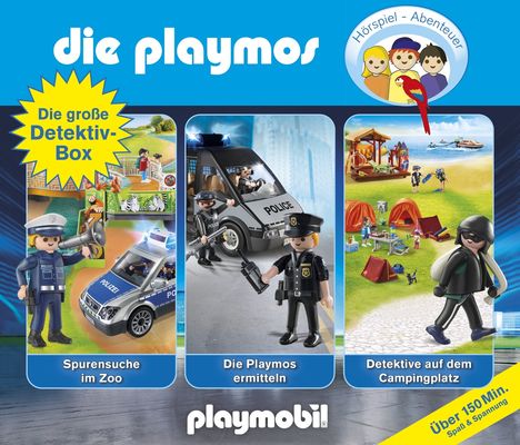 Die Playmos - Die große Detektiv-Box, 3 CDs