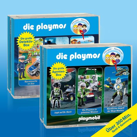 Die Playmos-Die große Agenten-u.Detektiv-Box, 6 CDs
