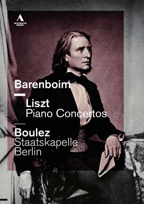 Franz Liszt (1811-1886): Klavierkonzerte Nr.1 &amp; 2, DVD