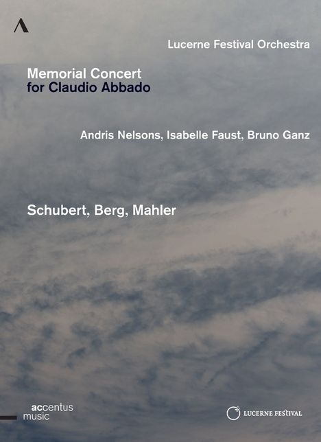 Lucerne Festival Orchestra - Memorial Concert for Claudio Abbado, DVD