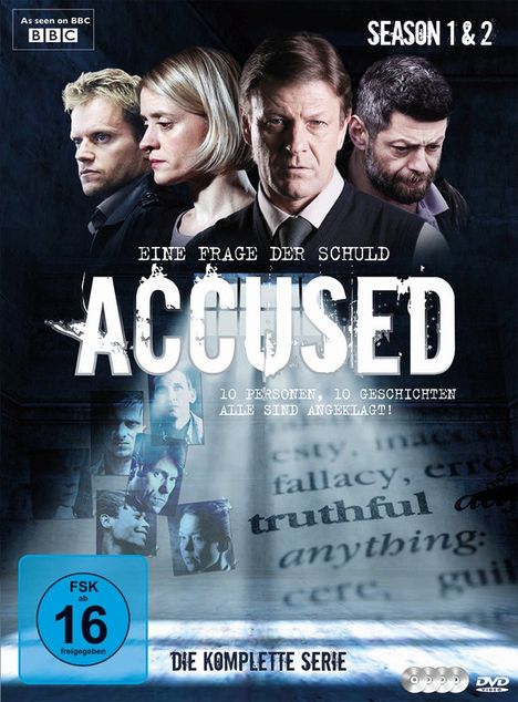Accused - Eine Frage der Schuld (Komplette Serie), 4 DVDs
