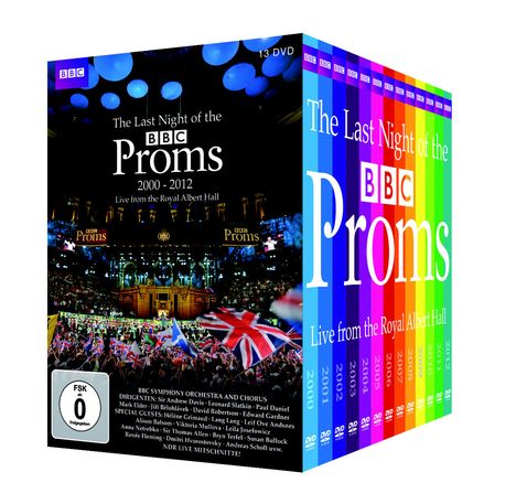 The Last Night of the BBC Proms 2000-2012, 13 DVDs