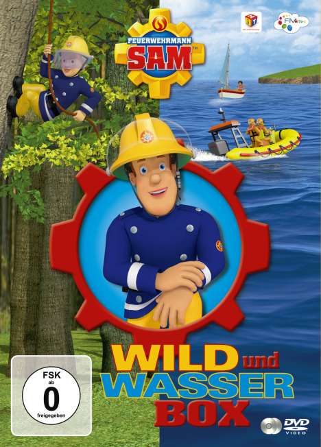 Feuerwehrmann Sam - Wild &amp; Wasser Box, 2 DVDs