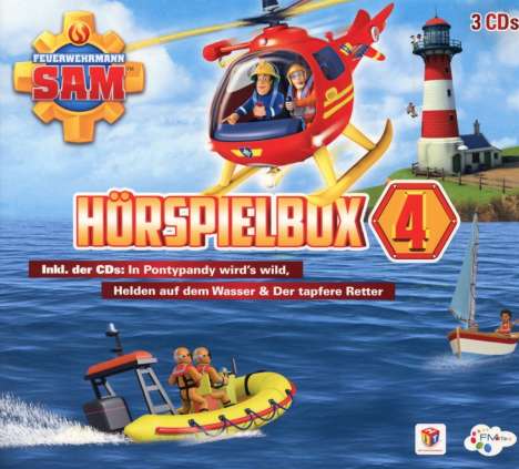Feuerwehrmann Sam-Hörspiel Box 4, 3 CDs