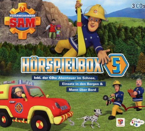 Feuerwehrmann Sam-Hörspiel Box 5, 3 CDs