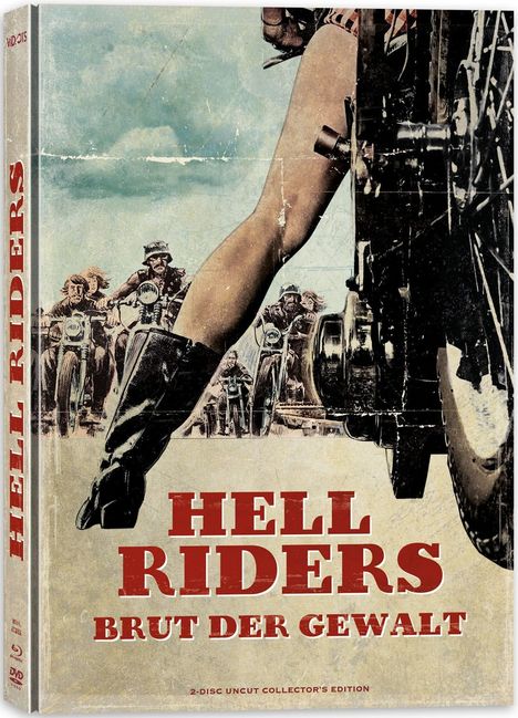 Hell Riders - Brut der Gewalt (Blu-ray &amp; DVD im Mediabook), 1 Blu-ray Disc und 1 DVD