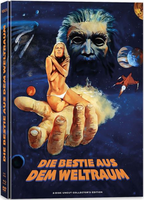 Die Bestie aus dem Weltraum (Blu-ray &amp; DVD im Mediabook), 1 Blu-ray Disc und 1 DVD