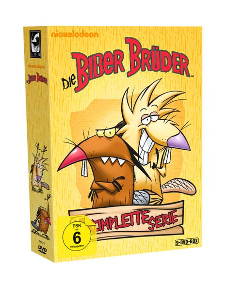 Die Biber Brüder (Komplette Serie), 9 DVDs